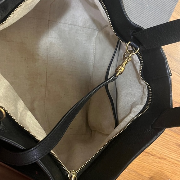 Mansur Gavriel Tulipano Black leather Tote / Crossbody - Picture 9 of 9